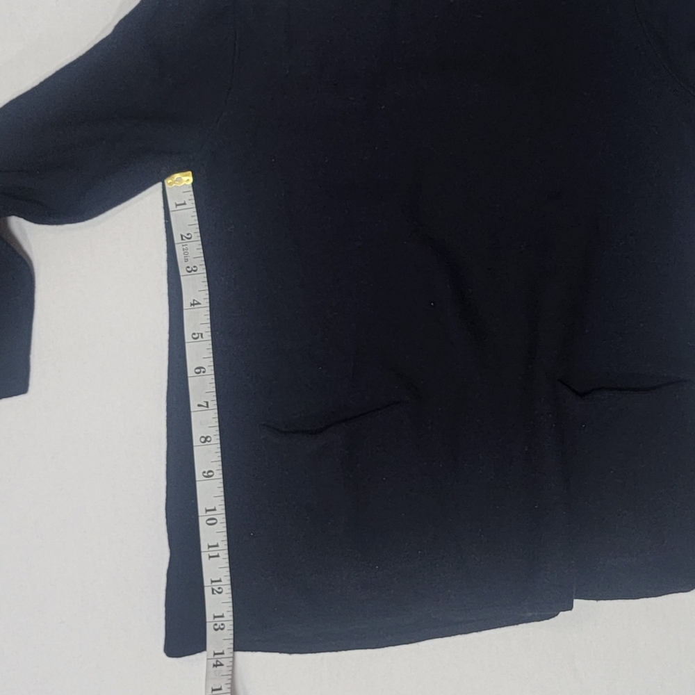 Ann Taylor Factory Women's Navy Crew Neck Sweater Size S - Picture 5 of 7